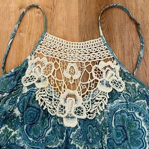 Super comfy lightweight romper with shorts